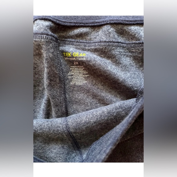 TEK GEAR Ultrasoft Fleece Straight Leg Blue  Sweatpants Size 2XL New - Picture 3 of 4